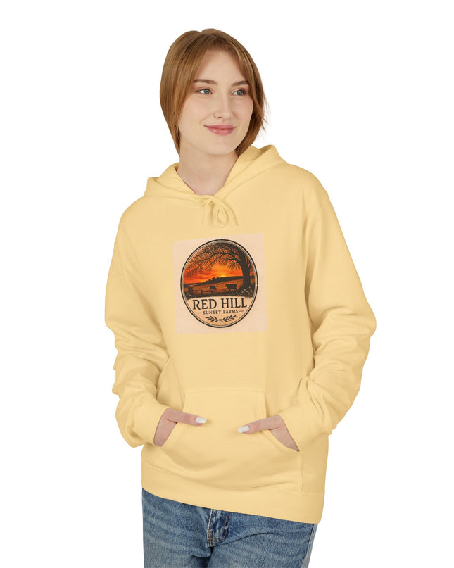 "Red Hill Sunset Farms" Unisex Midweight Softstyle Fleece Hoodie
