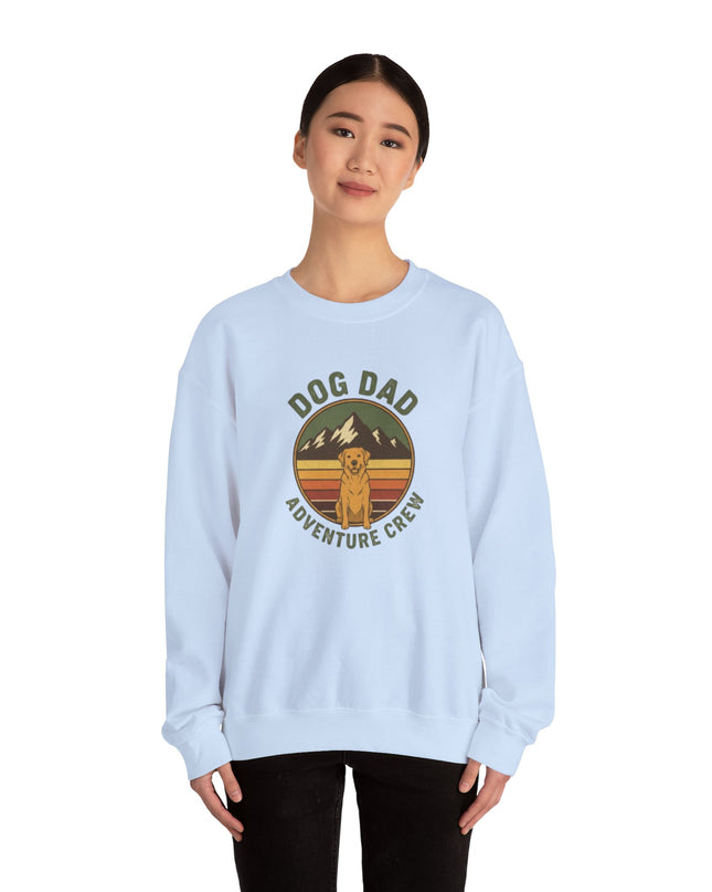 "Dog Dad Adventure Crew" Unisex  Adult Sweatshirt