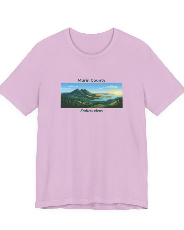 "Marin County - Endless Views" Unisex Jersey Short Sleeve Tee