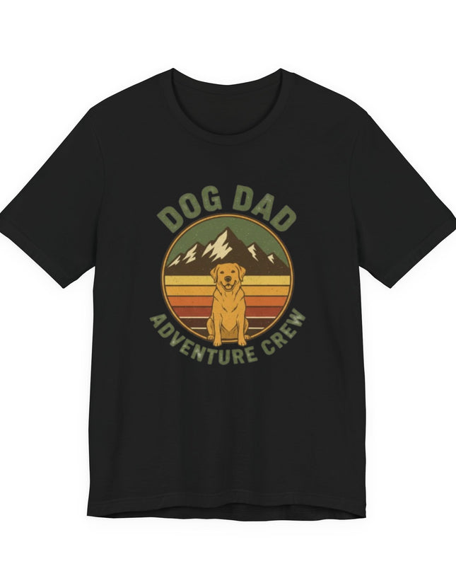 "Dog Dad Adventure Crew" Unisex Jersey Short Sleeve Tee