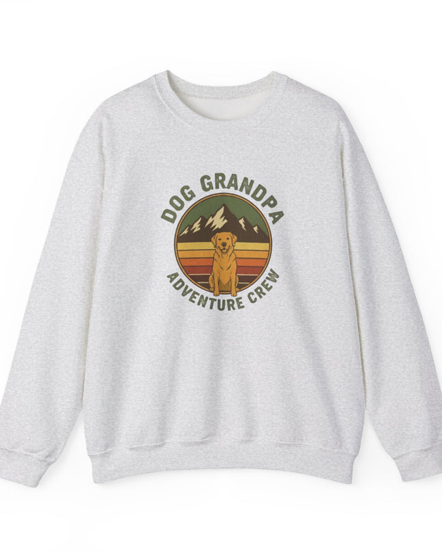 "Dog Grandpa Adventure Crew" Unisex Adult Sweatshirt