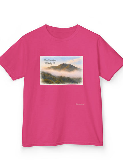 "Mount Tamalpais, Mill Valley, California Kids Heavy Cotton Tee