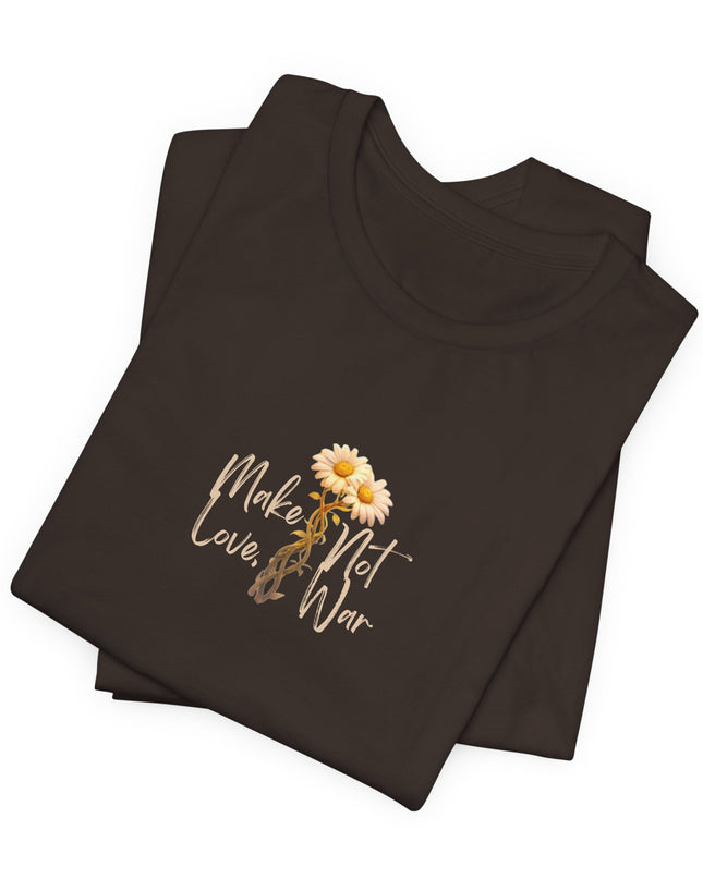 "Make Love, Not War" Unisex Jersey Short Sleeve Tee