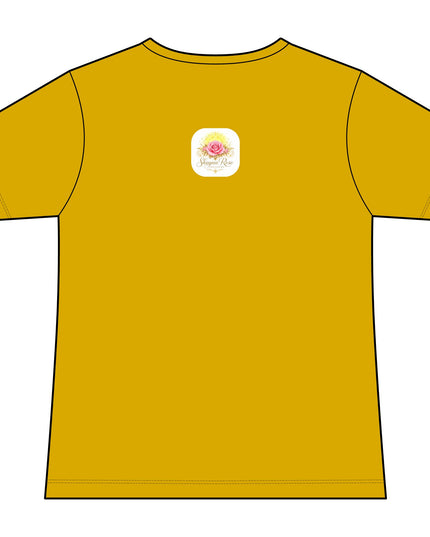 "Fairy Rose" Women's Relaxed Jersey Short Sleeve V-Neck Tee