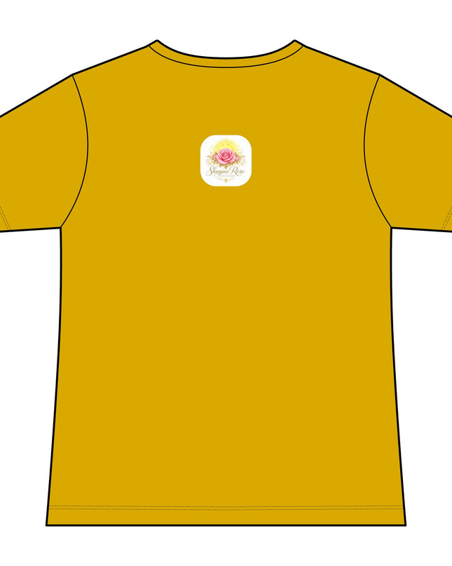 "Fairy Rose" Women's Relaxed Jersey Short Sleeve V-Neck Tee