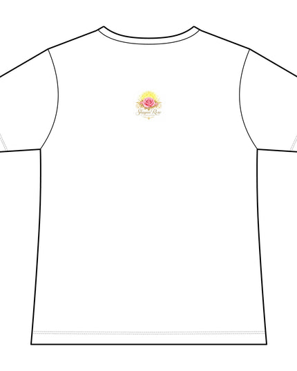"Fairy Rose" Women's Relaxed Jersey Short Sleeve V-Neck Tee