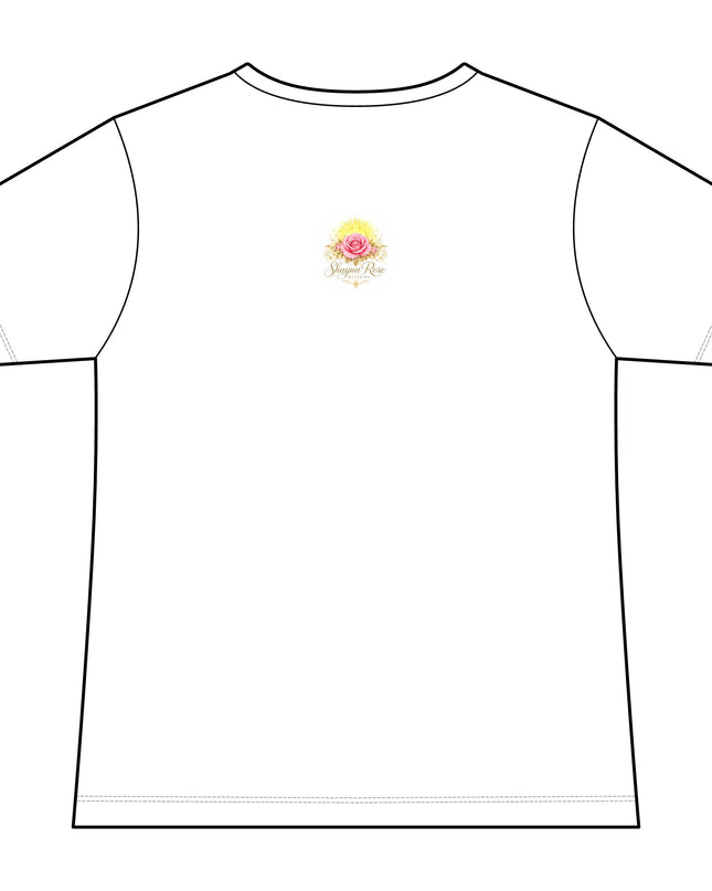 "Fairy Rose" Women's Relaxed Jersey Short Sleeve V-Neck Tee