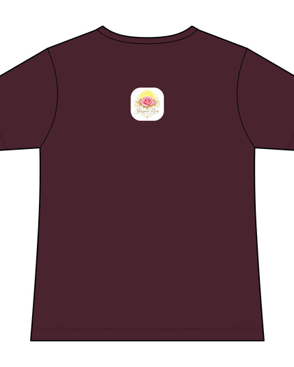 "Fairy Rose" Women's Relaxed Jersey Short Sleeve V-Neck Tee