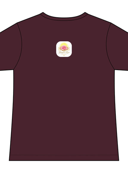 "Fairy Rose" Women's Relaxed Jersey Short Sleeve V-Neck Tee