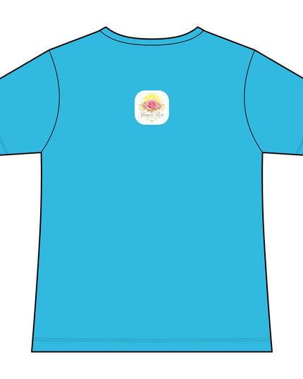 "Fairy Rose" Women's Relaxed Jersey Short Sleeve V-Neck Tee