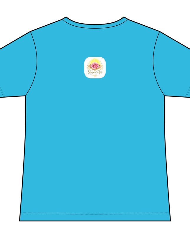 "Fairy Rose" Women's Relaxed Jersey Short Sleeve V-Neck Tee