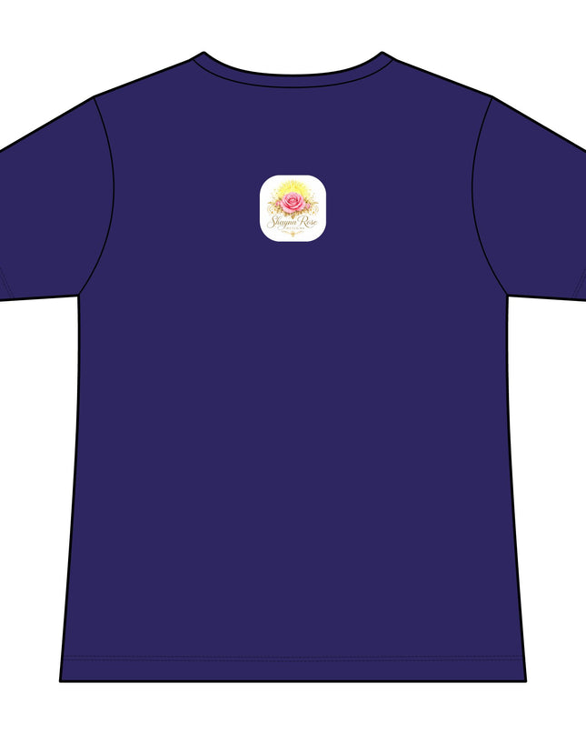 "Fairy Rose" Women's Relaxed Jersey Short Sleeve V-Neck Tee