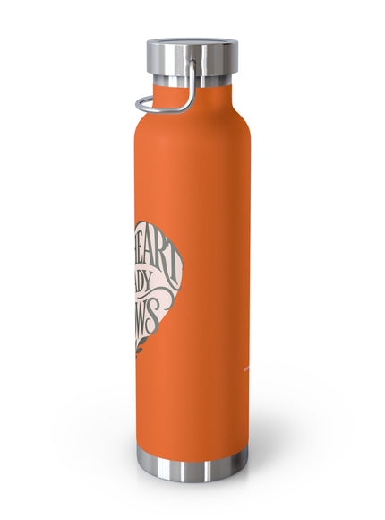 "Your Heart Already Knows" Copper Vacuum Insulated Bottle, 22oz