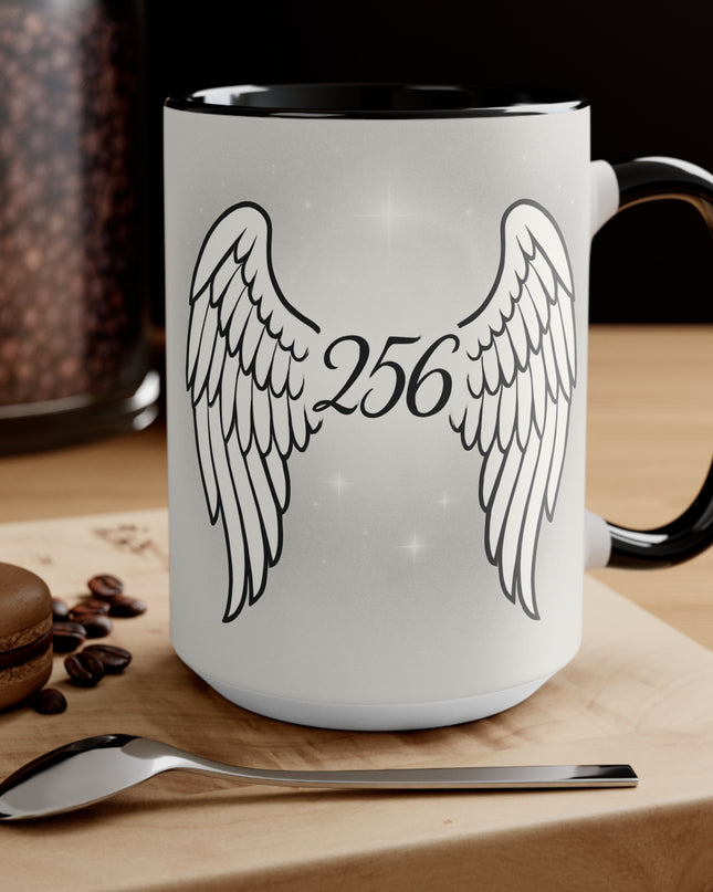 "Celestial Angel Wings 256" Accent Mug