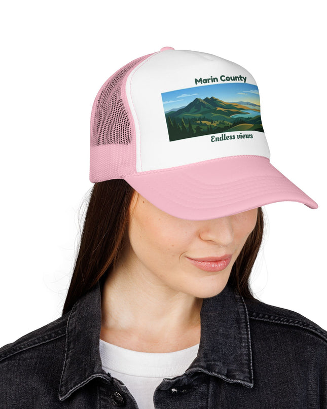 "Marin County, Endless Views" Foam Trucker Hat
