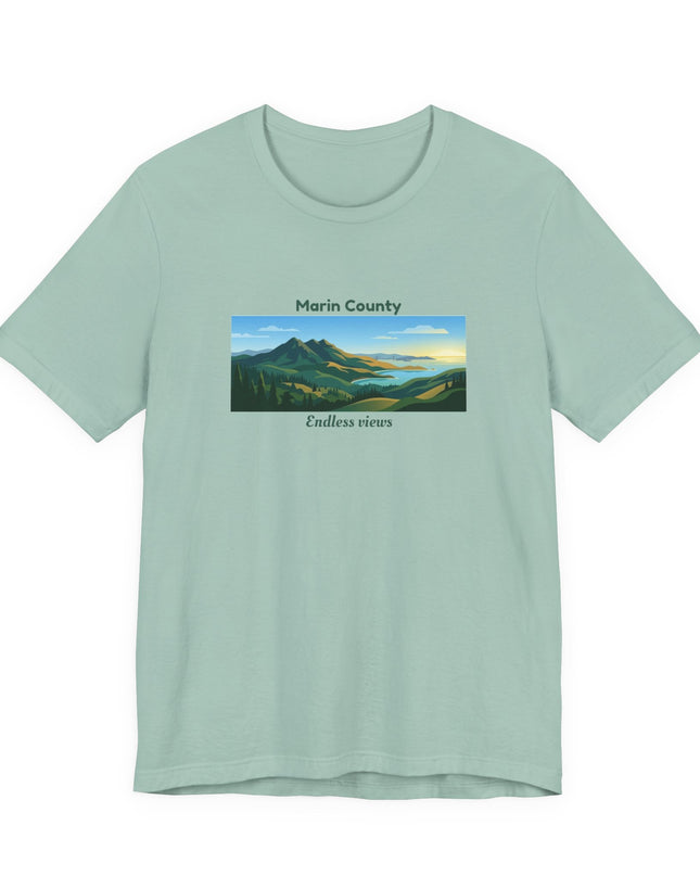 "Marin County - Endless Views" Unisex Jersey Short Sleeve Tee