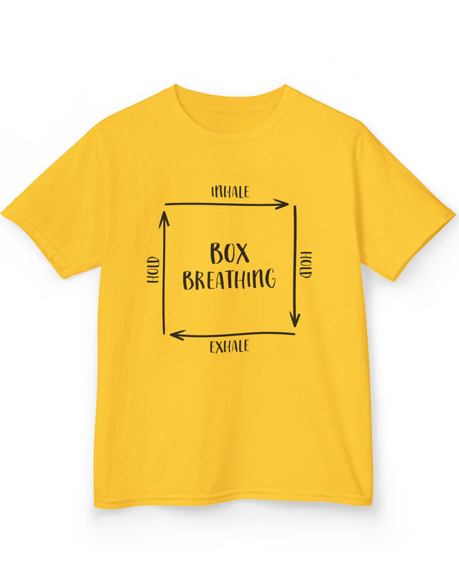 "Box Breathing" Kids Heavy Cotton Tee