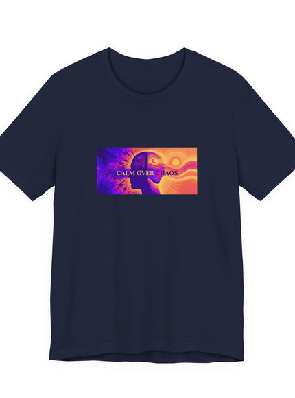 "Calm Over Chaos- Vivid" Unisex Jersey Short Sleeve Tee