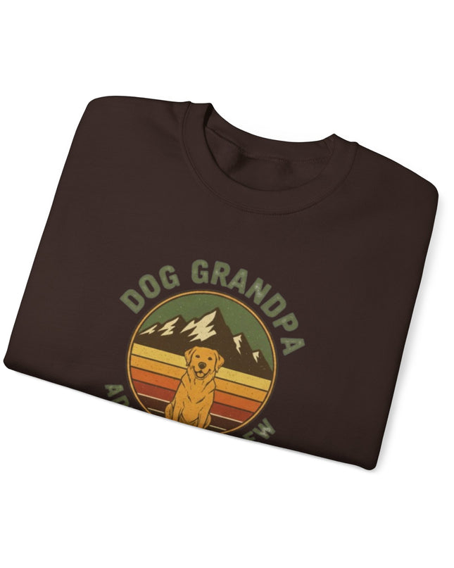 "Dog Grandpa Adventure Crew" Unisex Adult Sweatshirt