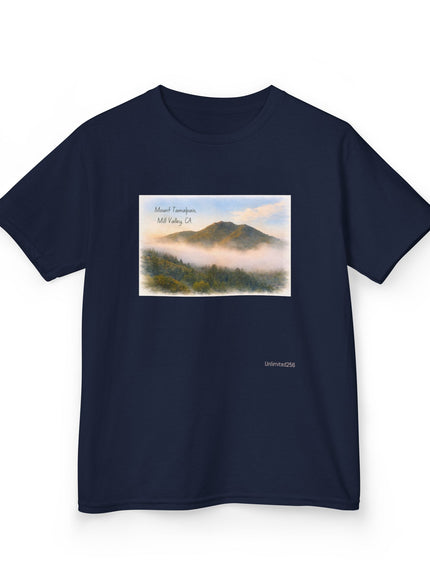 "Mount Tamalpais, Mill Valley, California Kids Heavy Cotton Tee