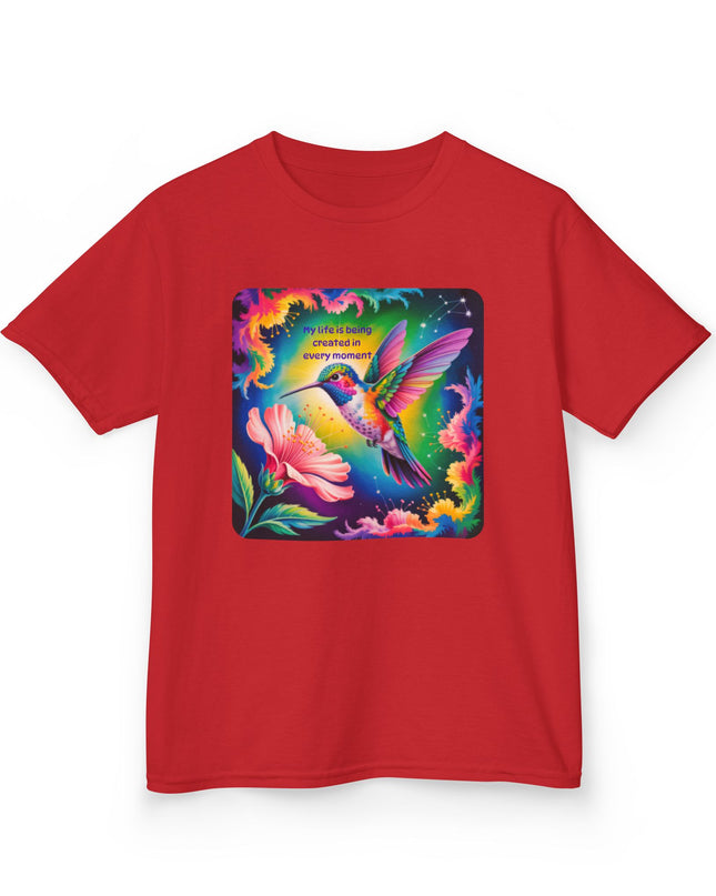 "My Life is Being Created in Every Moment" Kids Heavy Cotton Tee