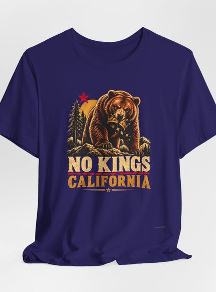 "No Kings California" Unisex Jersey Short Sleeve Tee