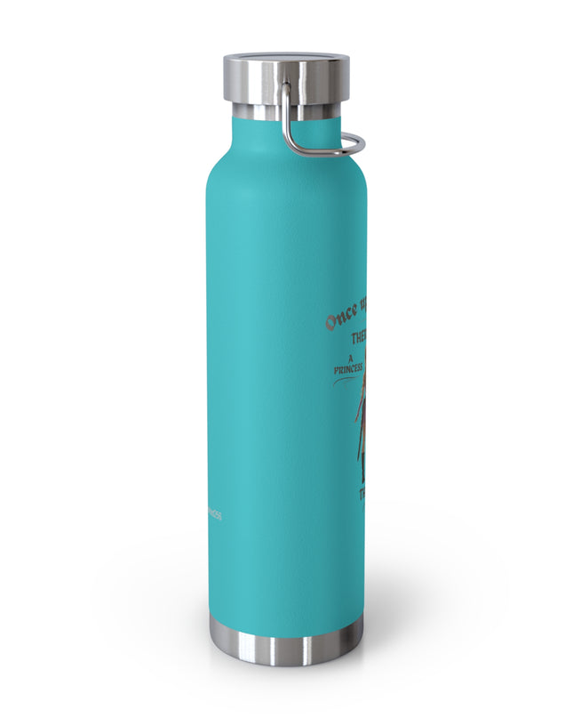 "She Saved Herself" Copper Vacuum Insulated Bottle, 22oz