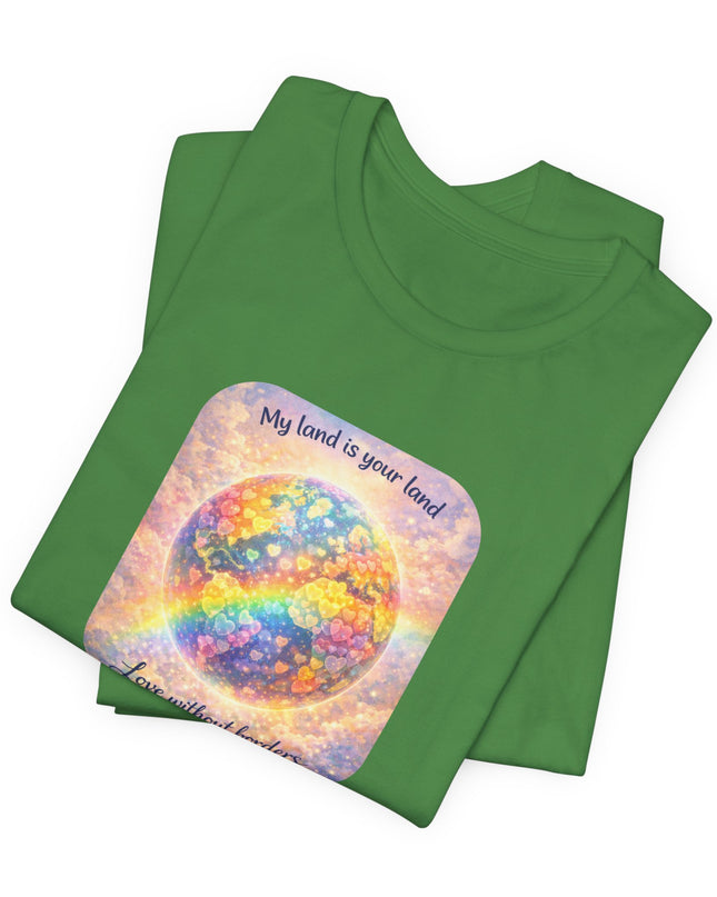 "My Land is Your Land" Unisex Jersey Short Sleeve Tee