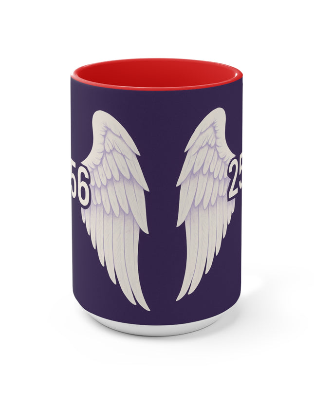 "Fluffy Angel Wing 256" Accent Mug