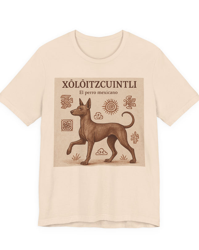 "Xoloitzcuintli - el perro mexicano" Unisex Jersey Short Sleeve Tee