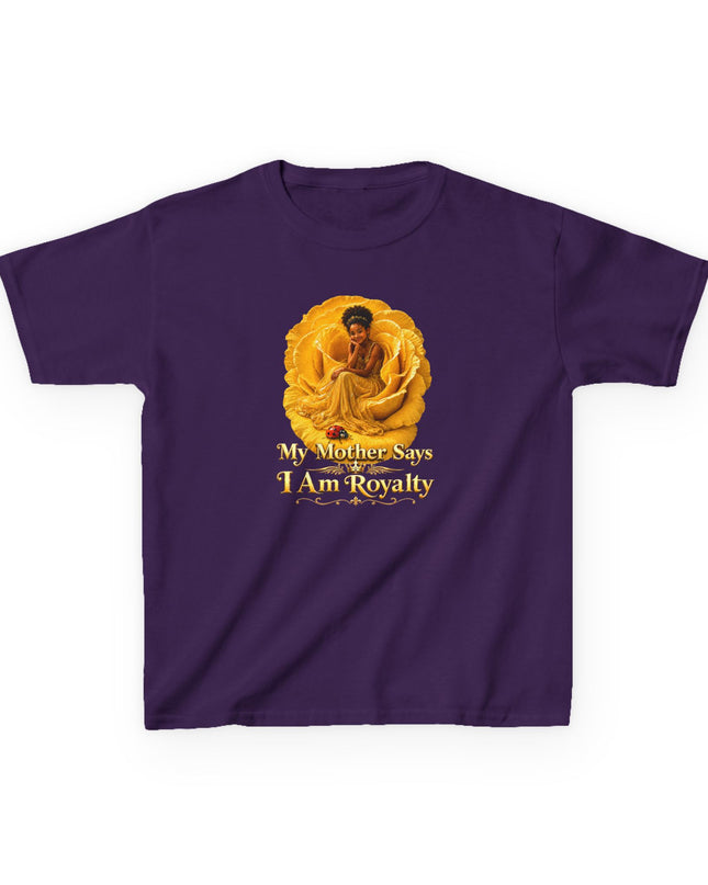 "My Mother Says I am Royalty" Kids Heavy Cotton Tee