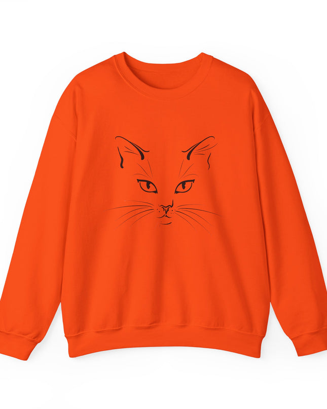 "Cat Face Sketch" Unisex Adult Sweatshirt