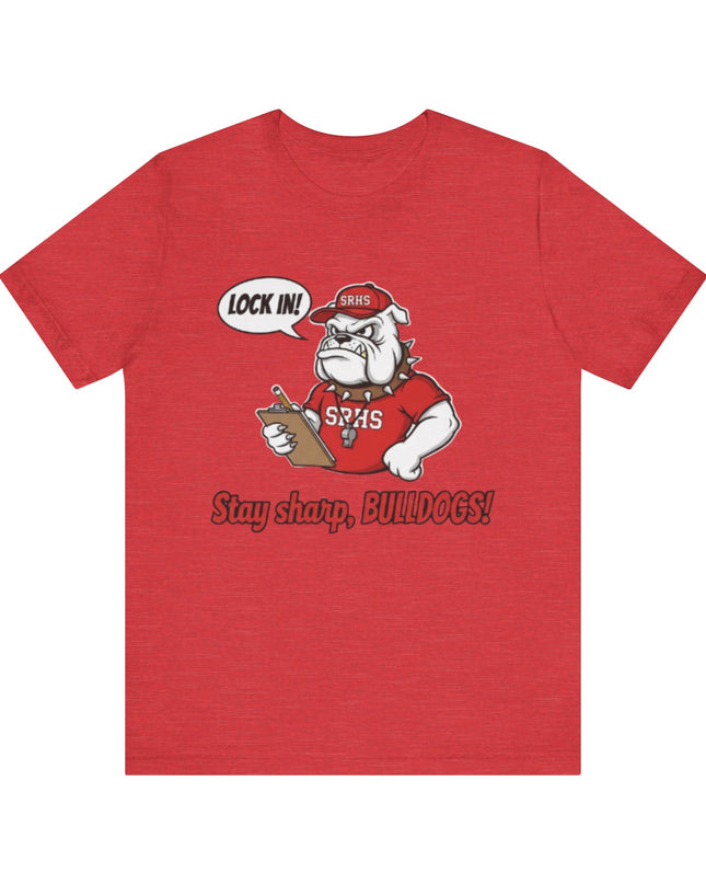"Lock in, Stay Sharp" Unisex Jersey Short Sleeve Tee