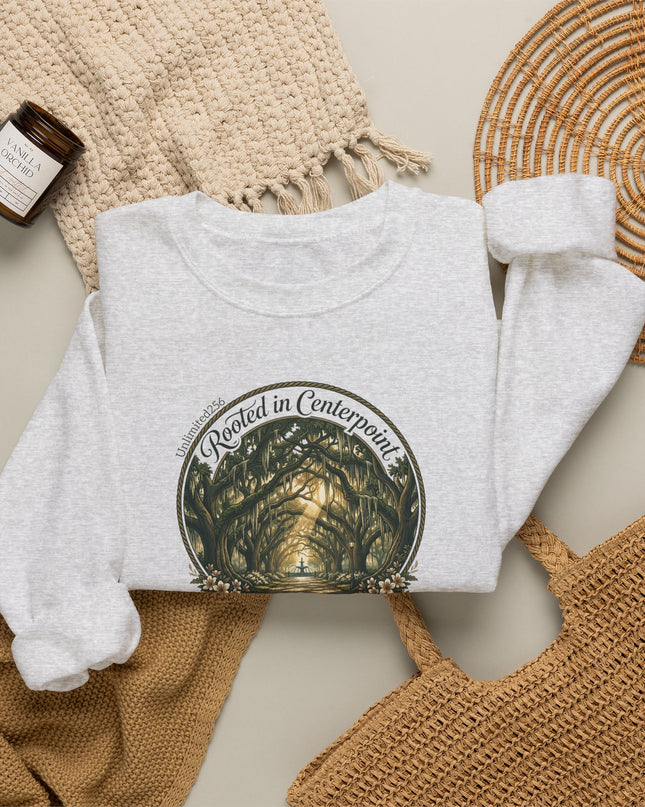"Rooted in my Centerpoint" Unisex Heavy Blend Crewneck Sweatshirt