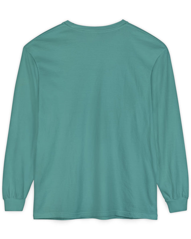 "Be the Rainbow in Someone's Dark Cloud" Unisex Garment-dyed Long Sleeve T-Shirt