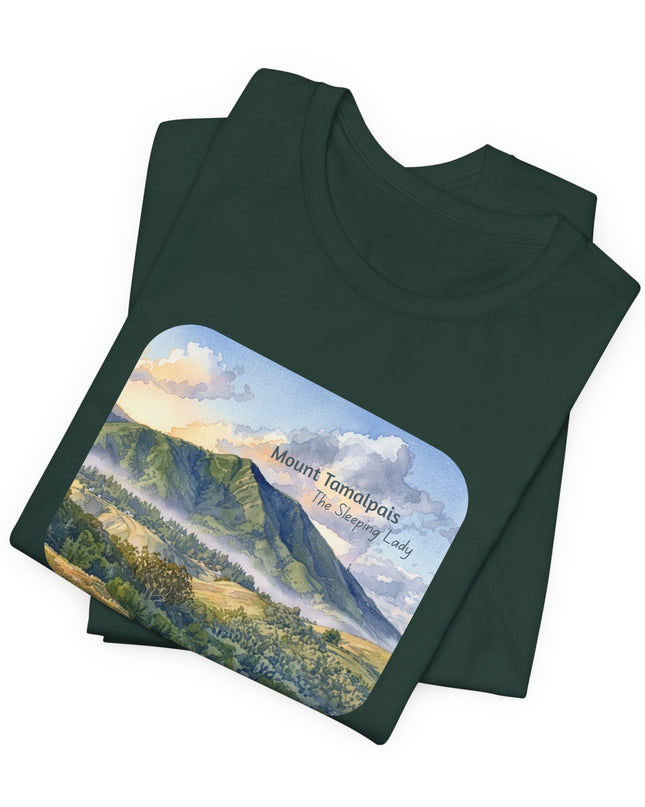"Mount Tamalpais, the Sleeping Lady" Unisex Jersey Short Sleeve Tee