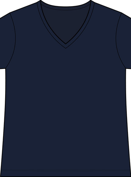 "Rooted in my Centerpoint" Women's Fine Jersey V-Neck Tee