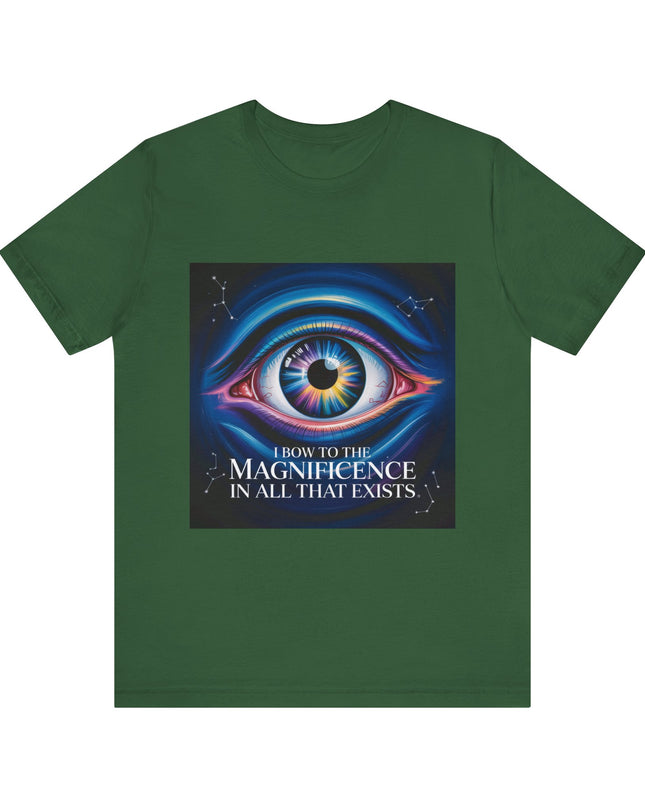 "I Bow to the Magnificence in all that Exists" Men's and Women's Jersey Short Sleeve Tee