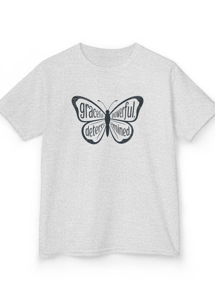 "Butterfly With Words" Kids Heavy Cotton Tee