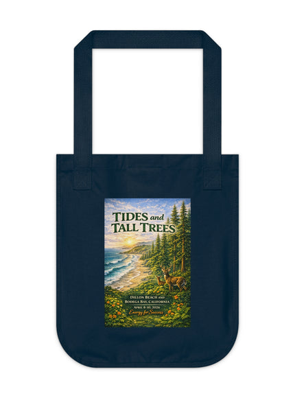 "Tides and Tall Trees" Organic Canvas Tote Bag