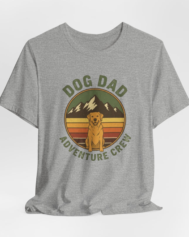 "Dog Dad Adventure Crew" Unisex Jersey Short Sleeve Tee