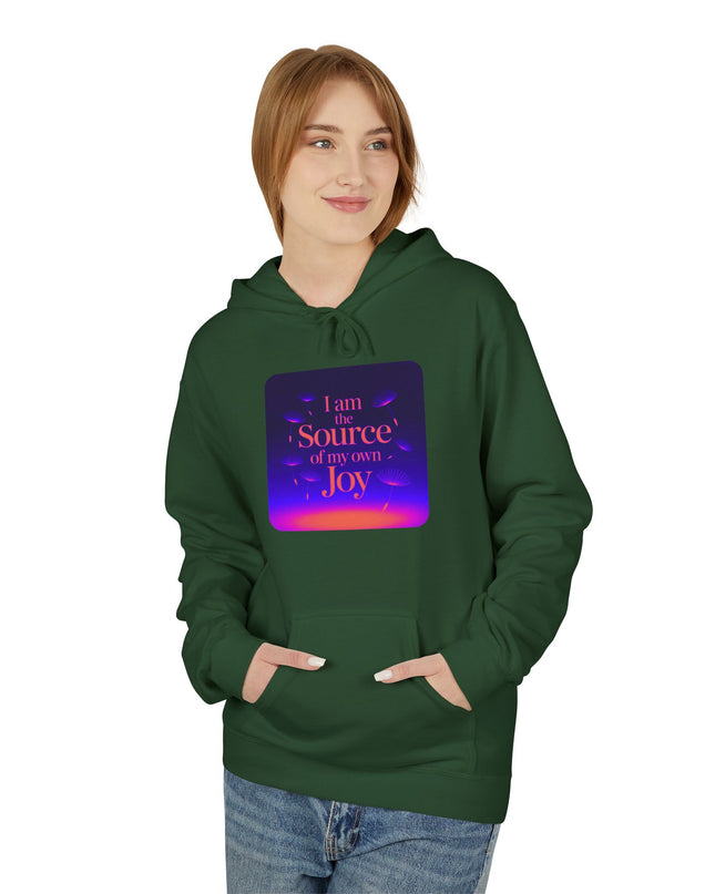 "I Am the Source of my Own Joy" Unisex Midweight Softstyle Fleece Hoodie