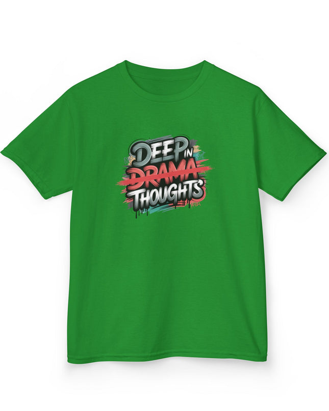 "Deep in Drama Thoughts" Kids Heavy Cotton Tee