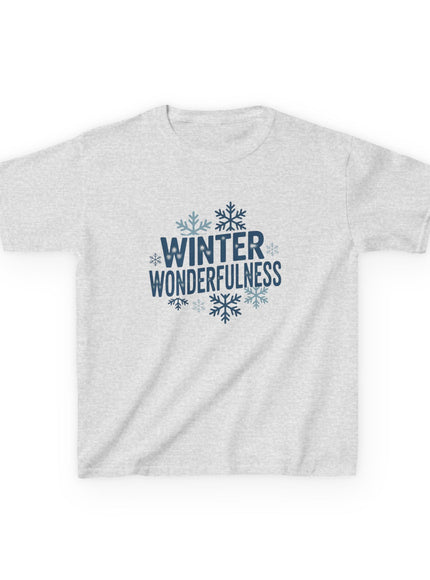 "Winter Wonderfulness" Kids Heavy Cotton Tee