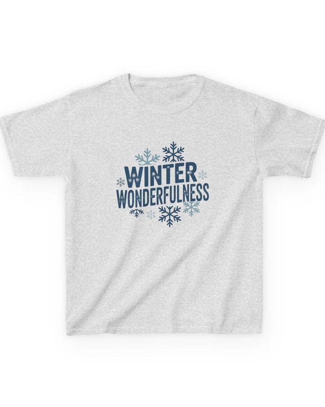 "Winter Wonderfulness" Kids Heavy Cotton Tee