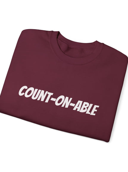 "Count-on-able" Unisex Adult Sweatshirt
