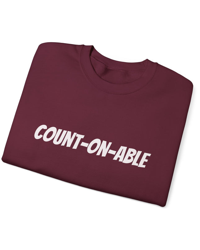 "Count-on-able" Unisex Adult Sweatshirt