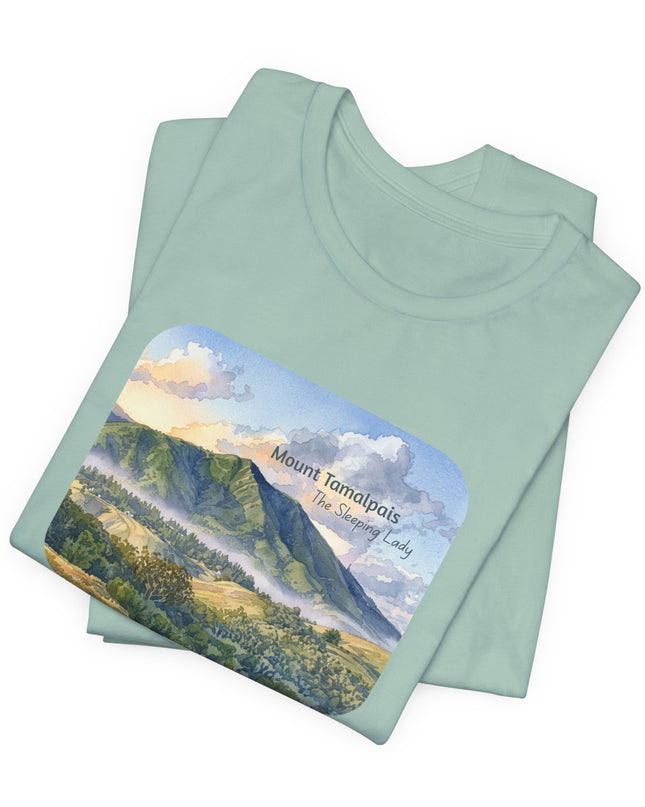 "Mount Tamalpais, the Sleeping Lady" Unisex Jersey Short Sleeve Tee