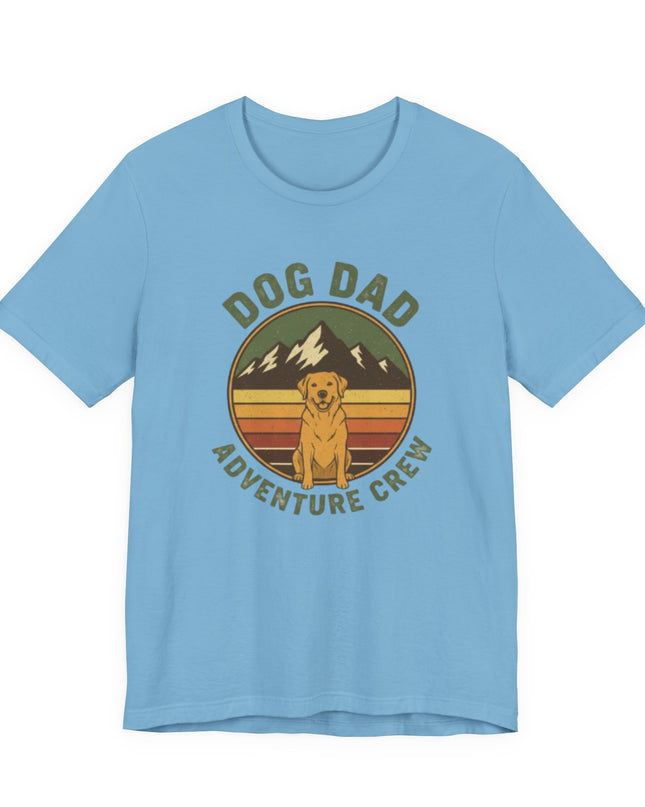 "Dog Dad Adventure Crew" Unisex Jersey Short Sleeve Tee