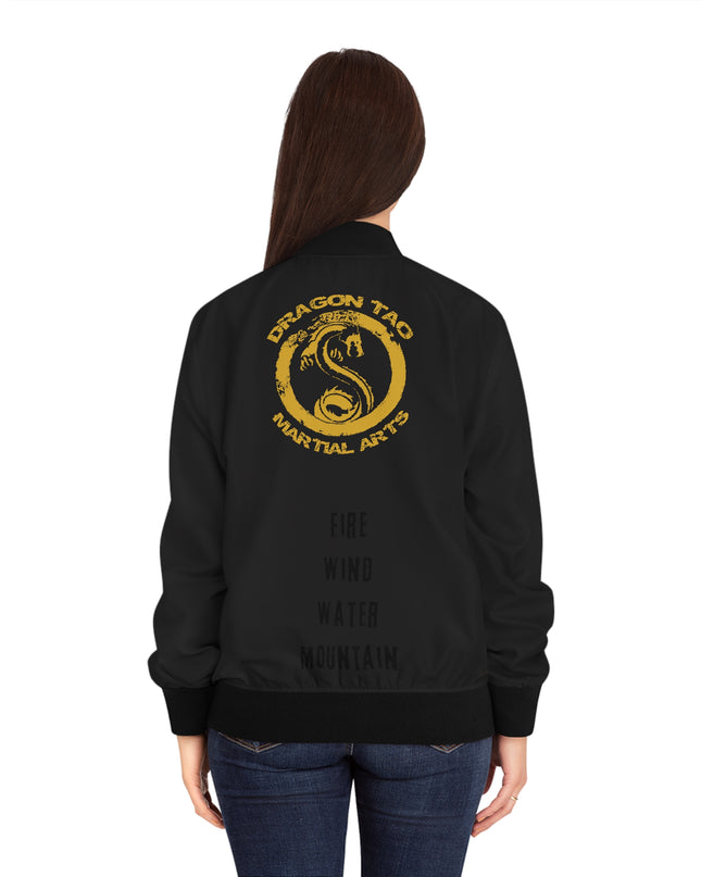 "Dragon Tao" Women's Bomber Jacket (AOP)